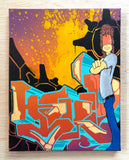 T-KID 170  - "Blasted" Painting