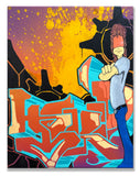 T-KID 170  - "Blasted" Painting
