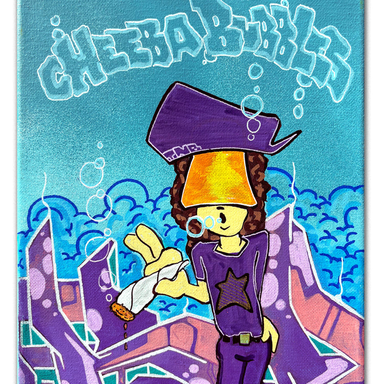 T-KID 170  - "Cheeba Bubbles" Painting