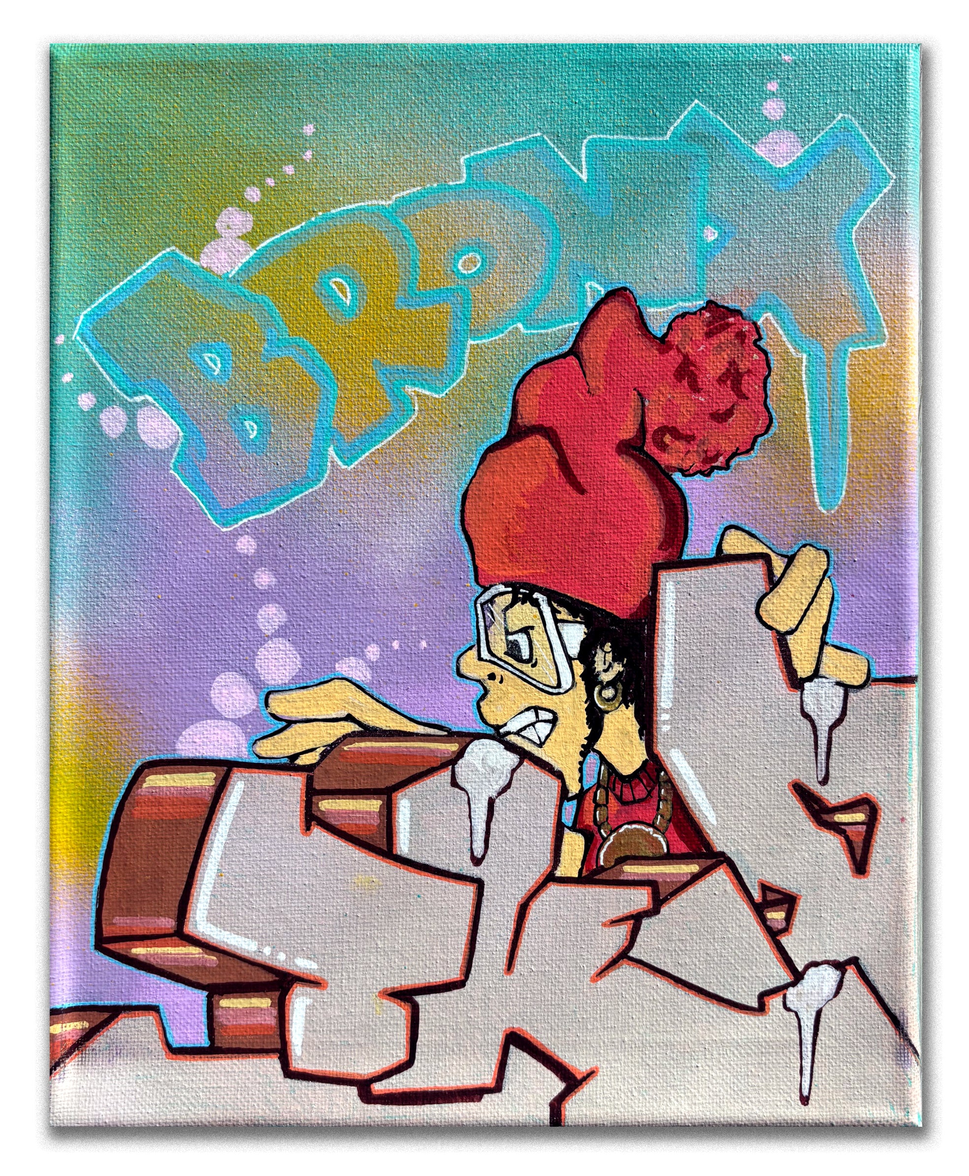 T-KID 170  - "Its Bronx Baby" Painting