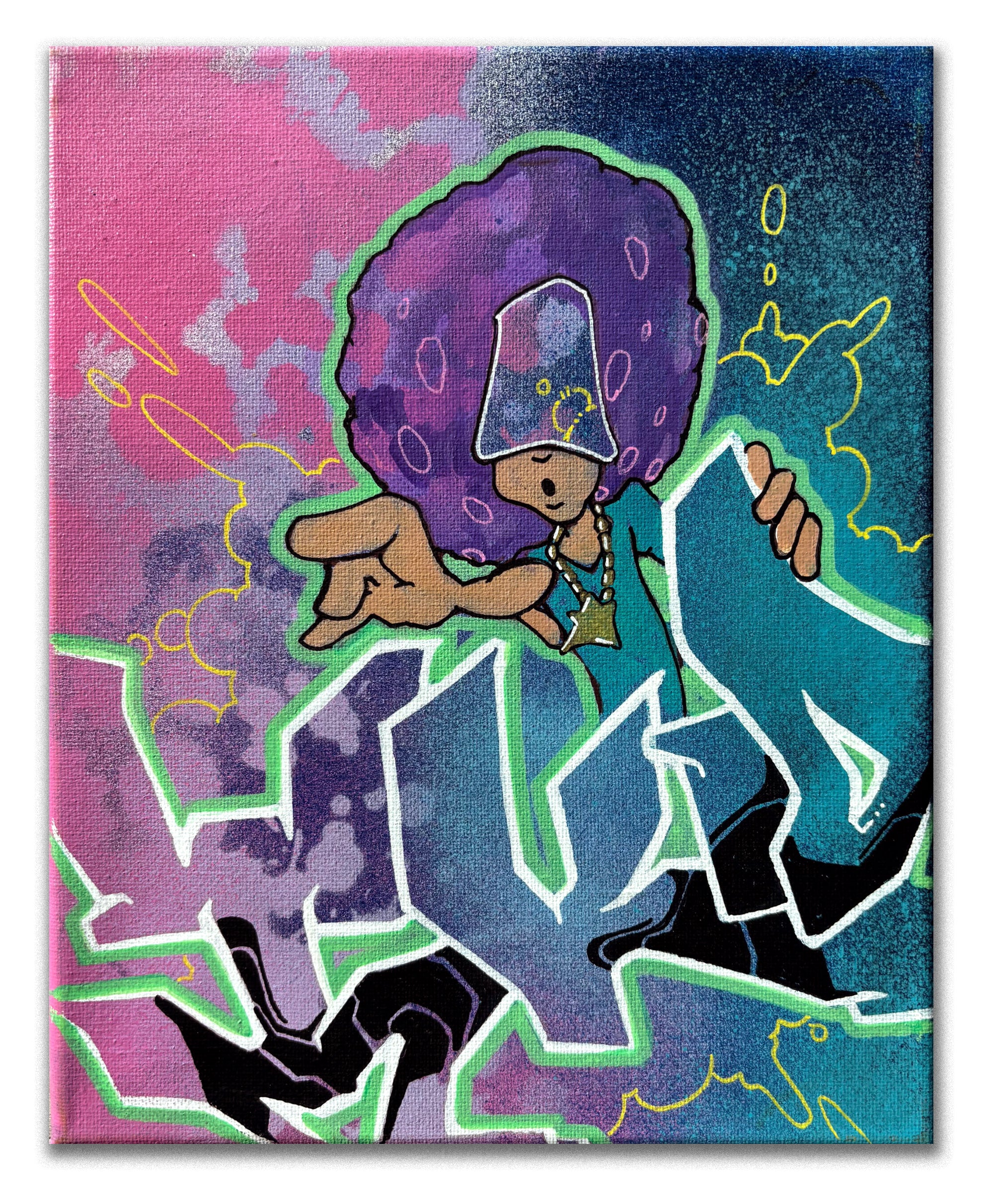 T-KID 170 - "Its Just The Flow" Painting