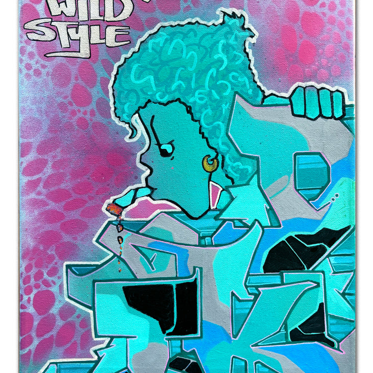 T-KID 170  - "Smoke That Shit" Painting