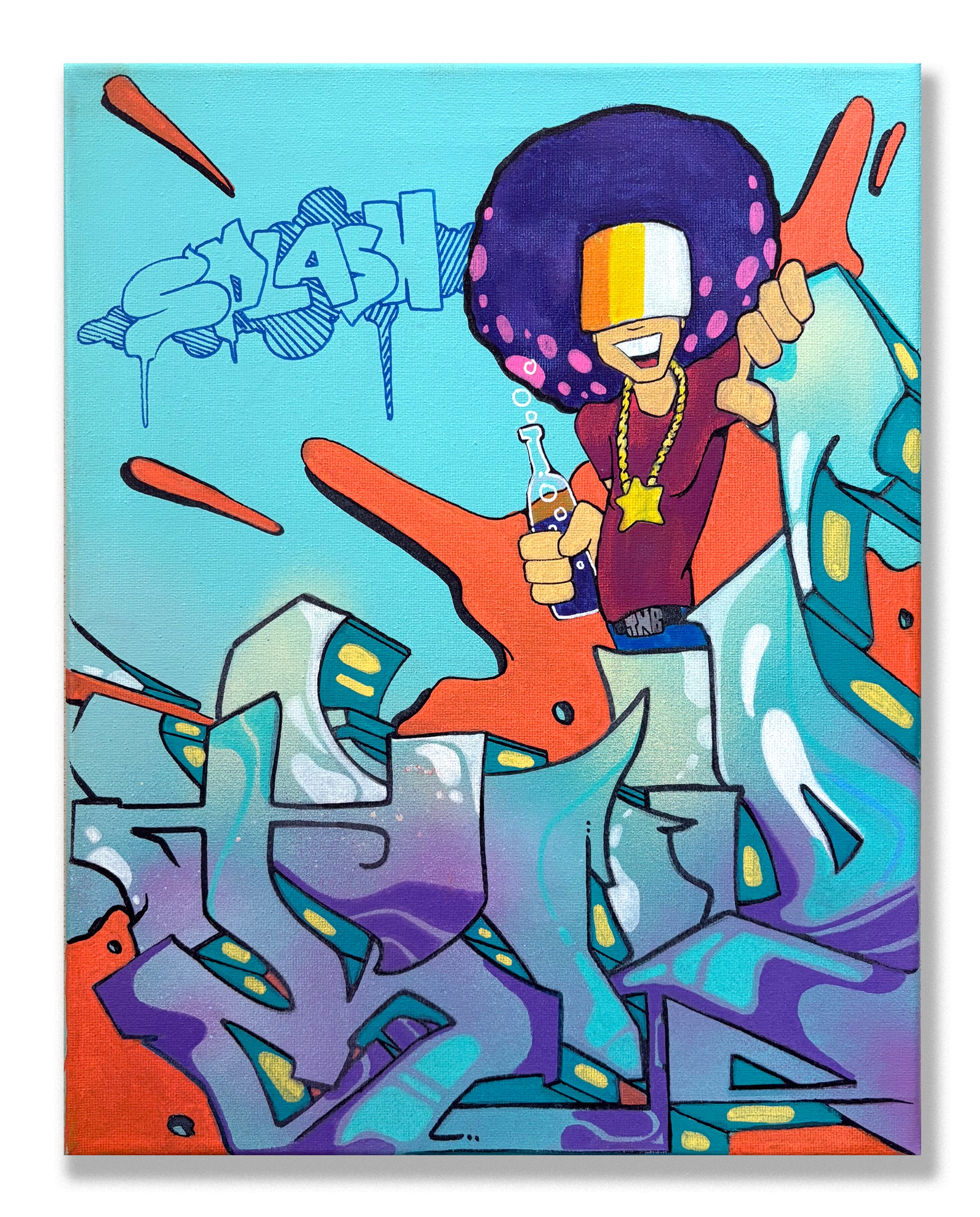 T-KID 170  - "Splash" Painting