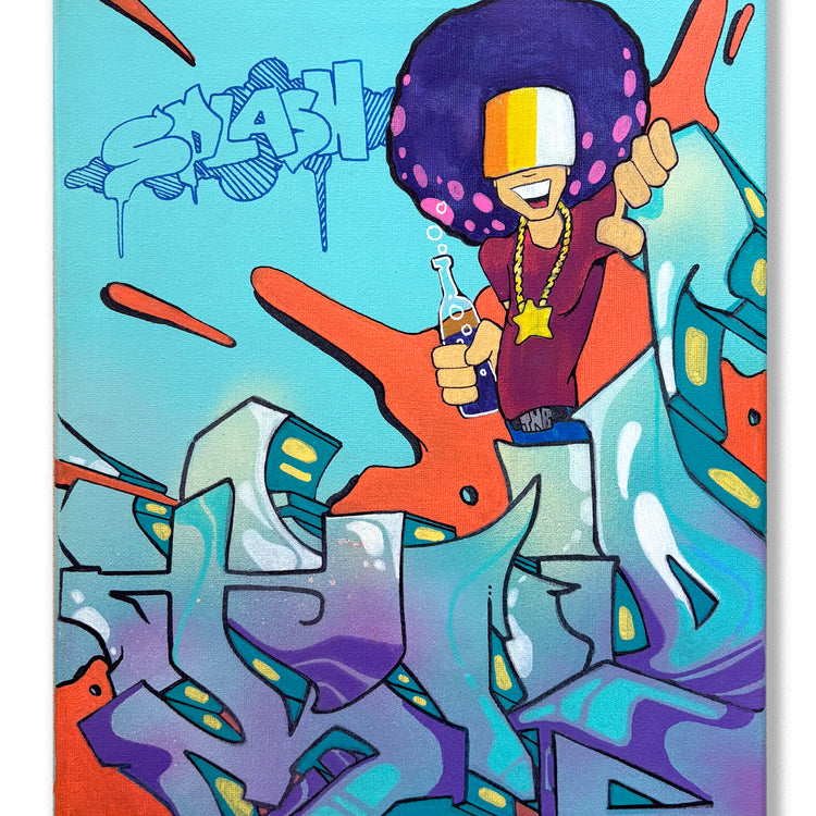 T-KID 170  - "Splash" Painting