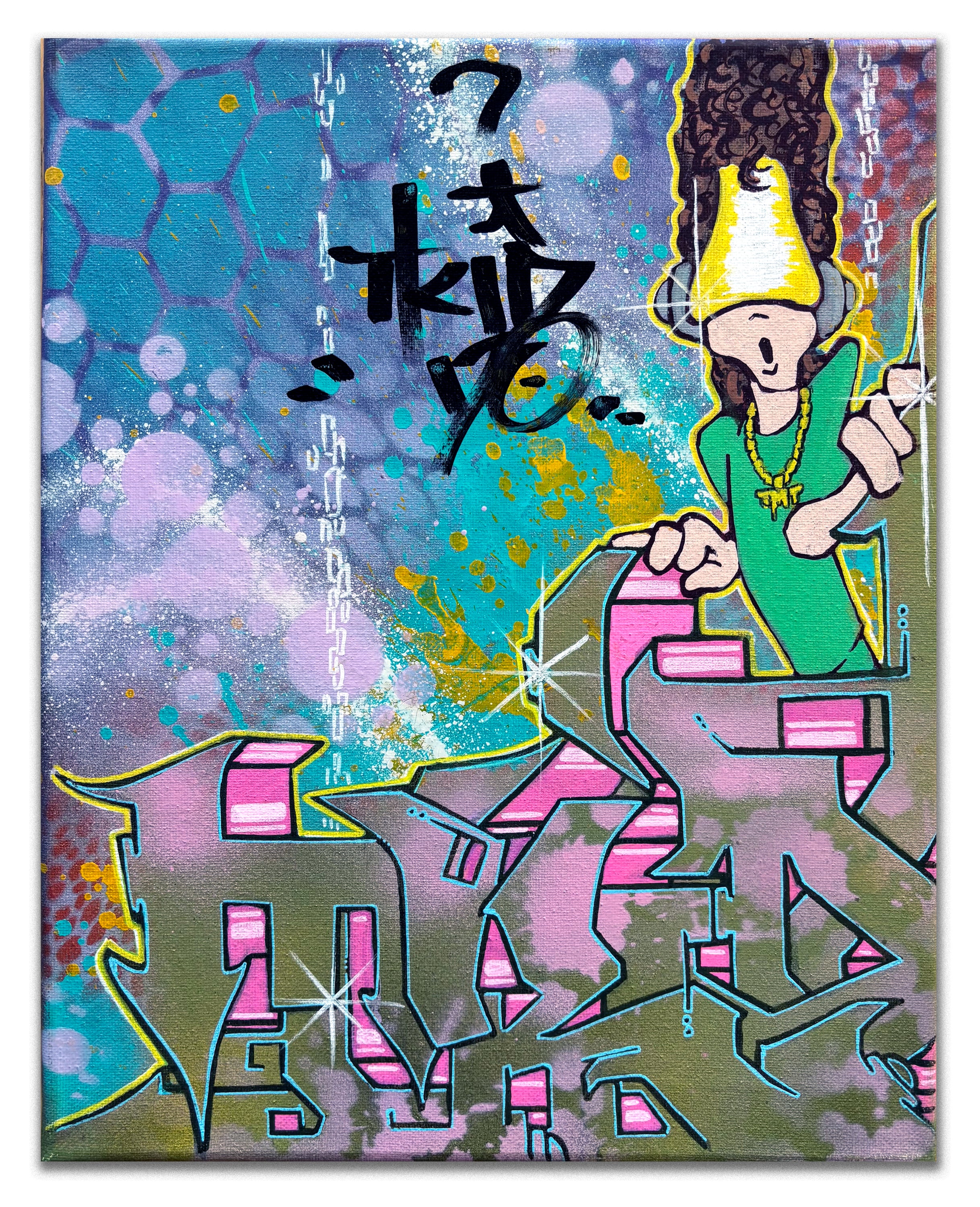 T-KID 170  - "Stupified" Painting