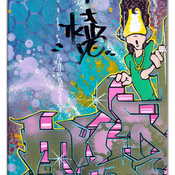 T-KID 170  - "Stupified" Painting
