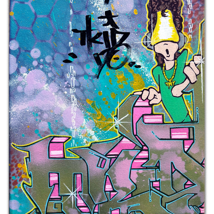 T-KID 170  - "Stupified" Painting