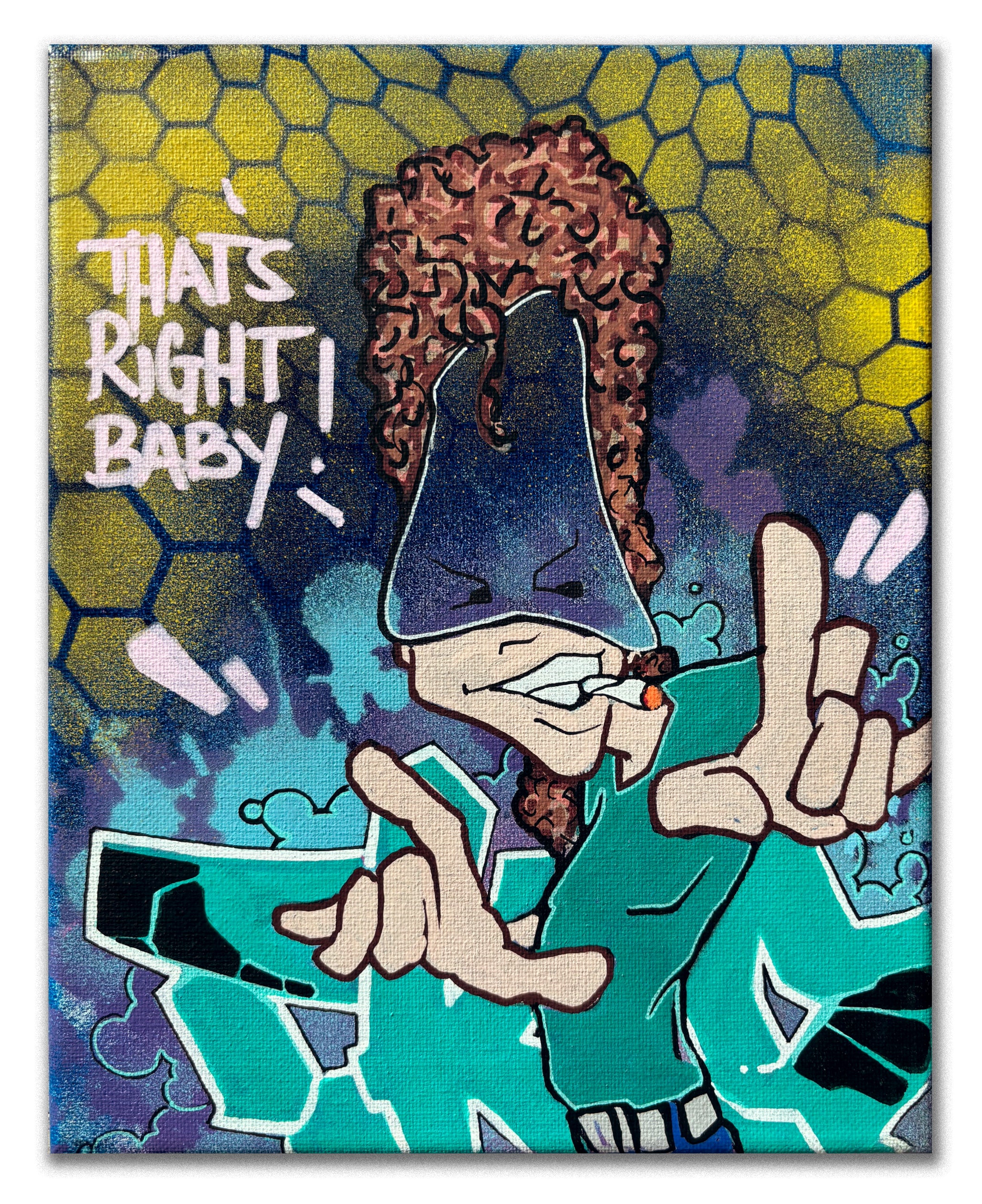 T-KID 170  - "Thats Right Baby" Painting