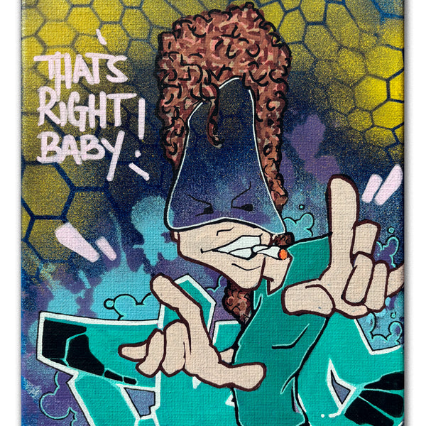 T-KID 170  - "Thats Right Baby" Painting