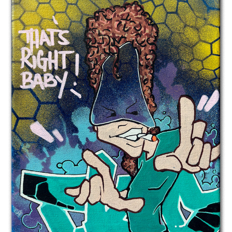 T-KID 170  - "Thats Right Baby" Painting