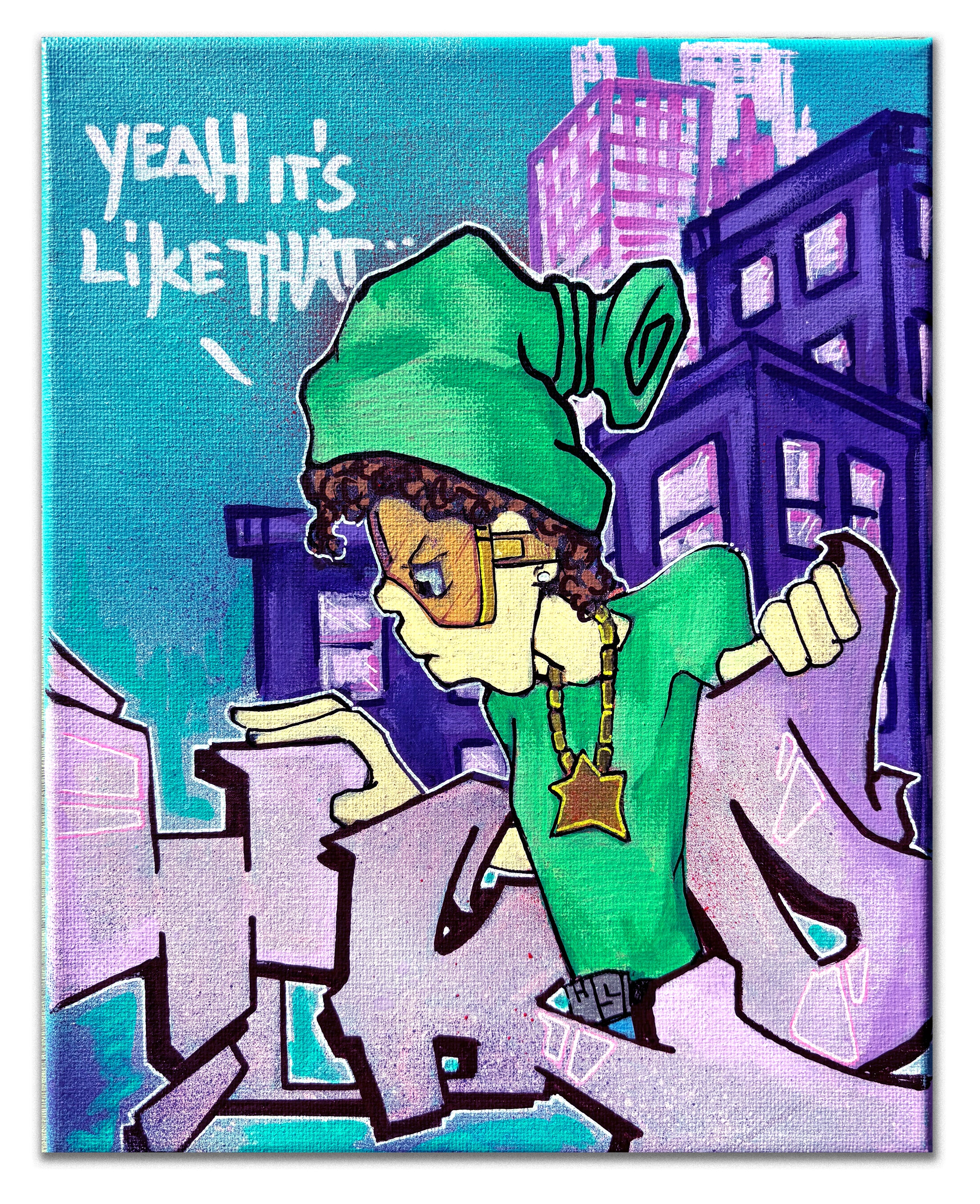 T-KID 170  - "Yeah, It's Like That" Painting