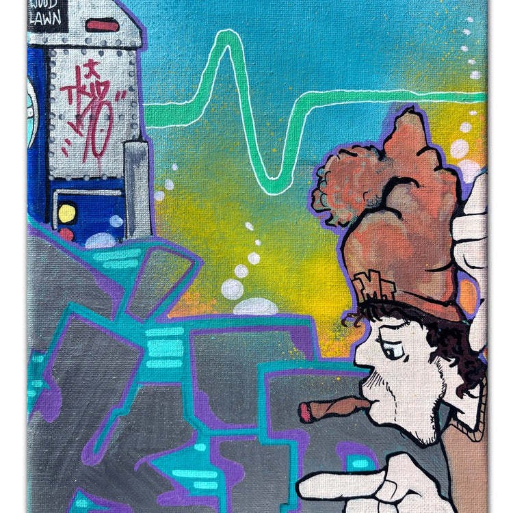 T-KID 170  - "Another Day..." Painting