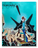 T-KID 170  - "In The Mix" Painting