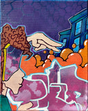 T-KID 170  - "On The Block" Painting