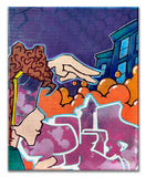 T-KID 170  - "On The Block" Painting