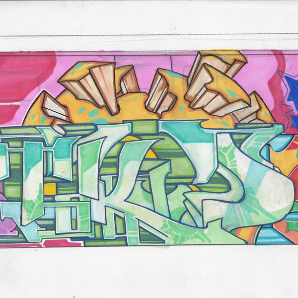 TKID- "Break Dance Car" Sketch