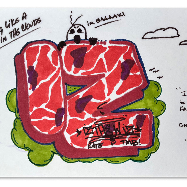 IZ THE WIZ - "Im Baaaack" Drawing