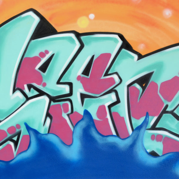 GRAFFITI ARTIST SEEN  -  "SEEN"  Aerosol on  Canvas
