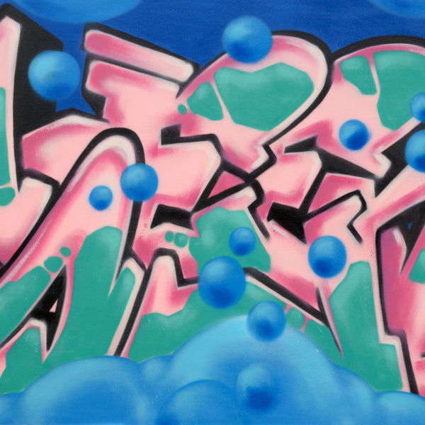 GRAFFITI ARTIST SEEN  -  "SEEN"  Aerosol on  Canvas