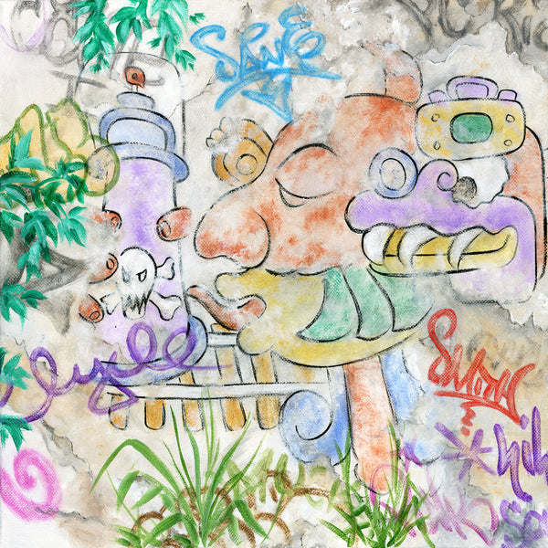 LADY PINK -  Mayan Tags 2