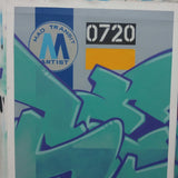 GRAFFITI ARTIST SEEN  -  "MTA"  Aerosol on  Canvas