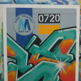 GRAFFITI ARTIST SEEN  -  "MTA"  Aerosol on  Canvas