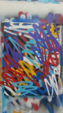 GRAFFITI ARTIST SEEN  -  "Multi Tags 13 - Stretched"  Aerosol on  Linen