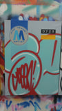 GRAFFITI ARTIST SEEN  -  "MTA - Stretched" 23.5x31.5"   Aerosol on Linen