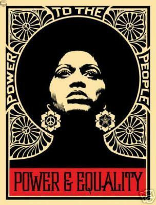 SHEPARD FAIREY - "Afrocentric Blk"