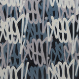 GRAFFITI ARTIST SEEN  -  "Grey  Multi  Tags"  Aerosol on  Canvas