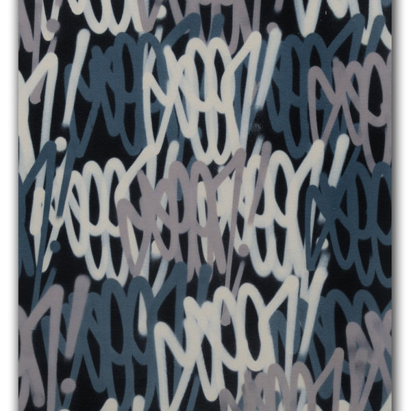 GRAFFITI ARTIST SEEN  -  "Multi Tags"  Aerosol on  Canvas