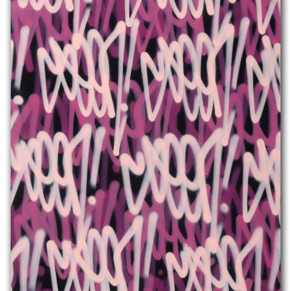 GRAFFITI ARTIST SEEN  -  "Multi Tags"  Aerosol on  Canvas