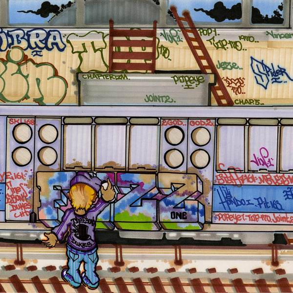 FUZZ ONE - "4 Yard" Drawing