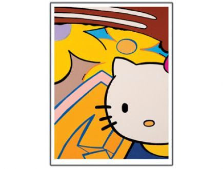 Crash  " Hello Kitty" Print