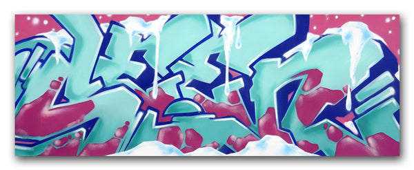 GRAFFITI ARTIST SEEN -  "SEEN Wildstyle"  Aerosol  on  Canvas