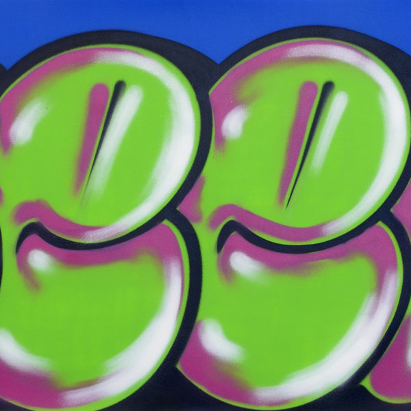 GRAFFITI ARTIST SEEN -  "Classic Bubble"  Aerosol on Canvas