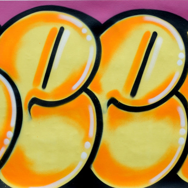 GRAFFITI ARTIST SEEN -  "Classic Bubble"  Aerosol on Canvas