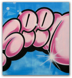 GRAFFITI ARTIST SEEN  -  "Super Bubble"  Aerosol on  Canvas