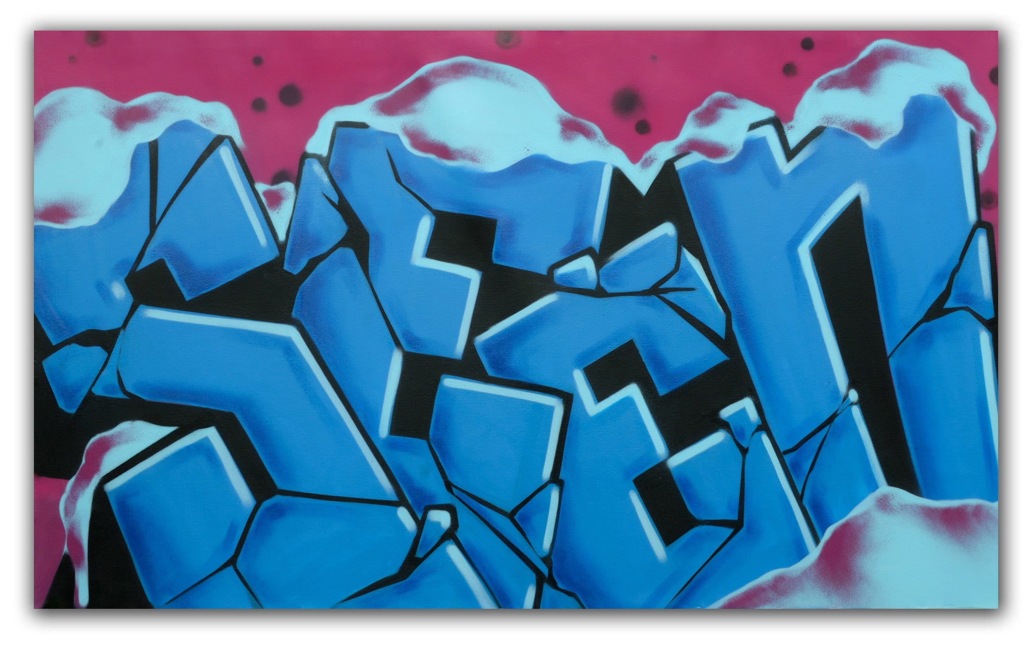 SEEN -"Frosted Blockbuster"Aerosol Canvas