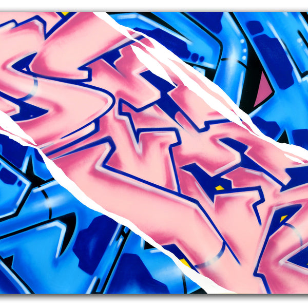 GRAFFITI ARTIST SEEN -  "PSYCHO/SEEN"  Aerosol on Canvas