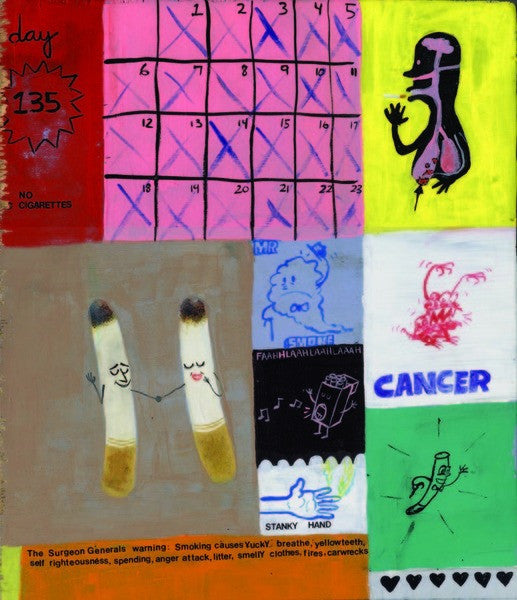 MATTHEW RODRIGUEZ- " Day 135 of not smoking cigarettes"
