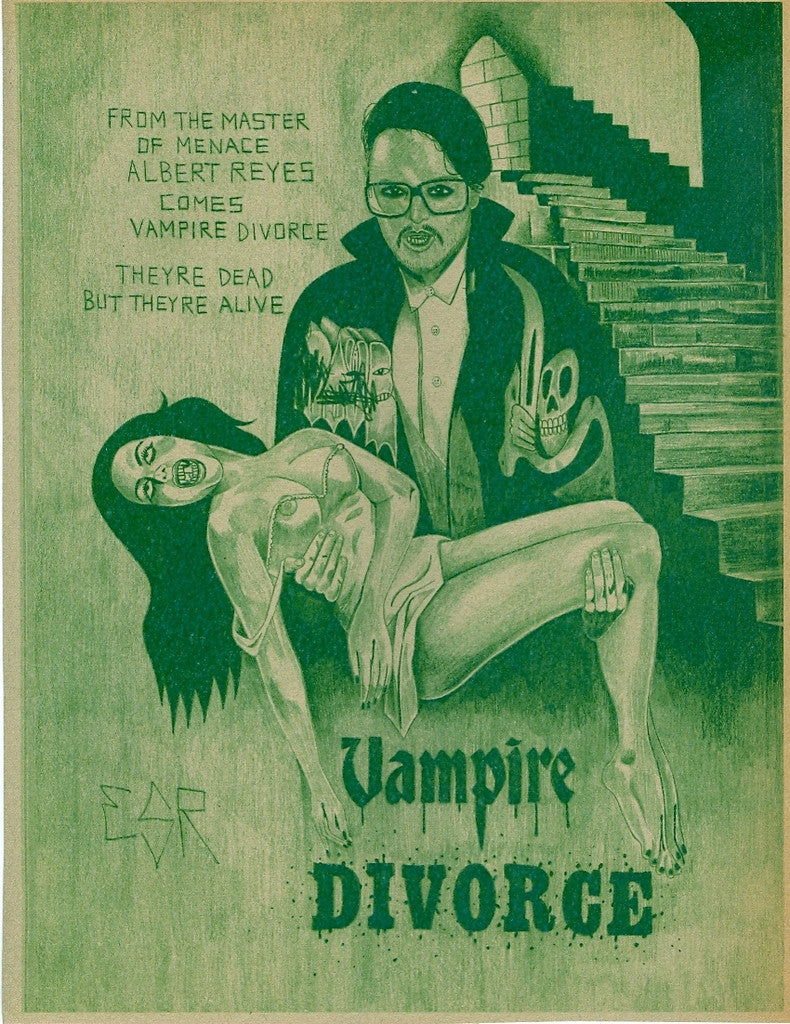ALBERT REYES -  "Vampire Divorce" Print