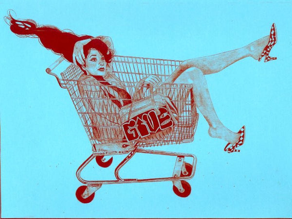 ALBERT REYES -  "Shopping Cart" Print