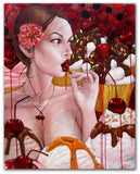 AMANDA LYNN " Cherry's on Top" Painting