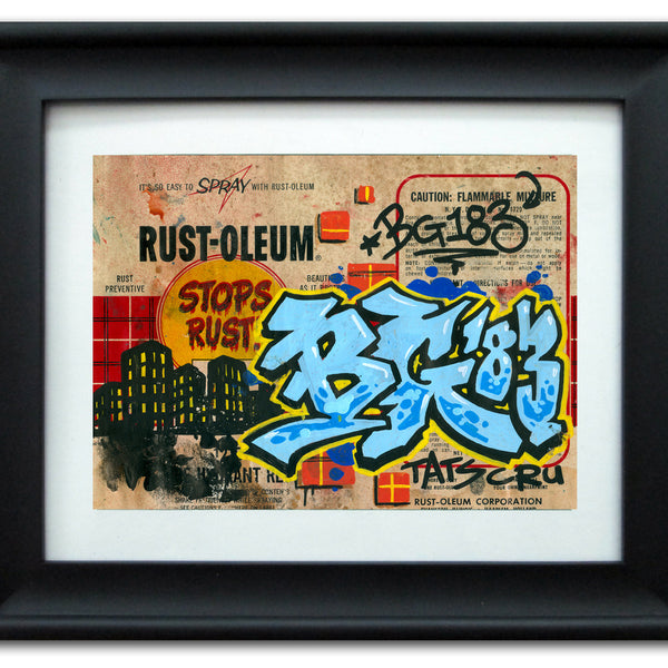 BG-183 Tats Cru -  "Rust-Olium" Vintage Label