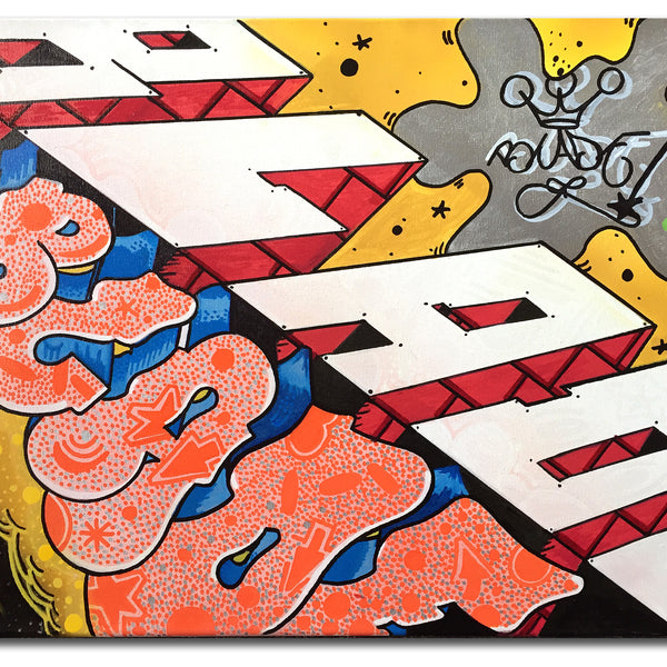 BLADE  "3 The Hard Way"  Painting