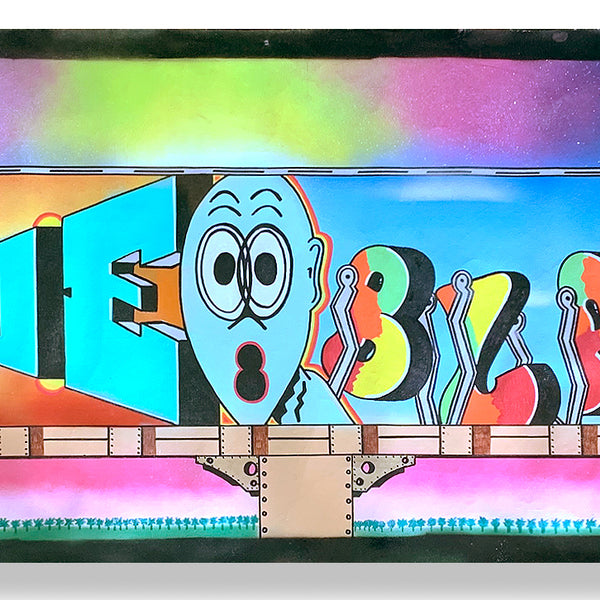 BLADE "The Deep & Swinging Letters" Painting