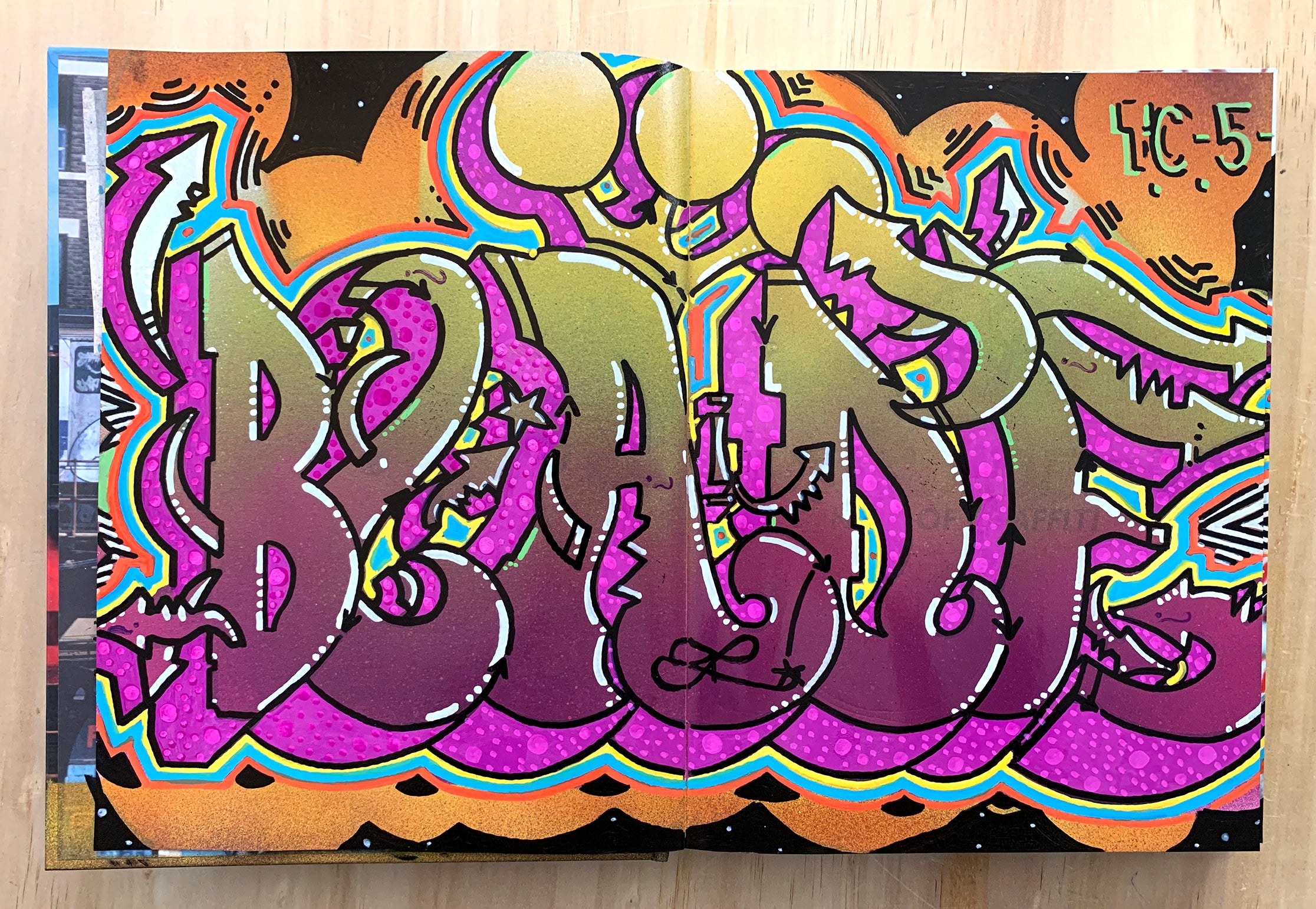 BLADE - "King of graffiti" Custom Book Drawing 16