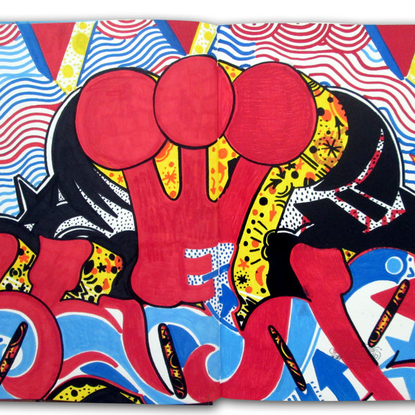 BLADE - "King of graffiti" Custom Book Drawing 20