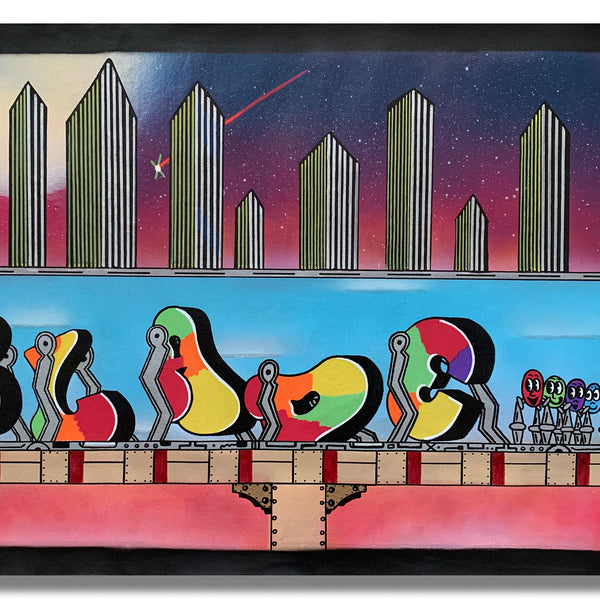 BLADE  "Swinging Letters"  Painting